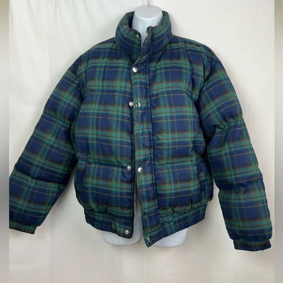 Cider Checkered Jacket in Green and Blue size Small - Picture 1 of 11